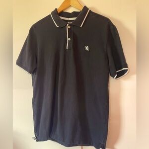 EXPRESS Piped Luxe Pique Polo